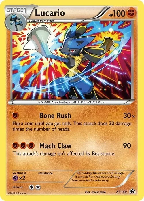 Lucario — XY Black Star Promos