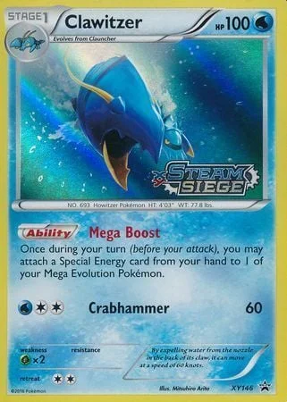 Clawitzer — XY Black Star Promos