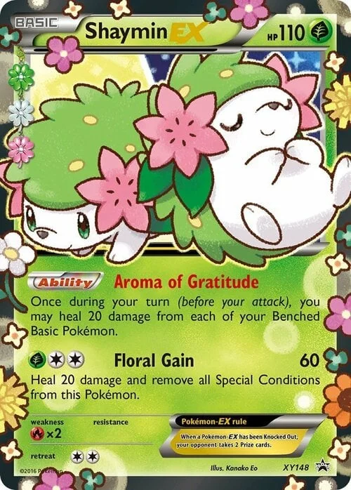Shaymin EX — XY Black Star Promos