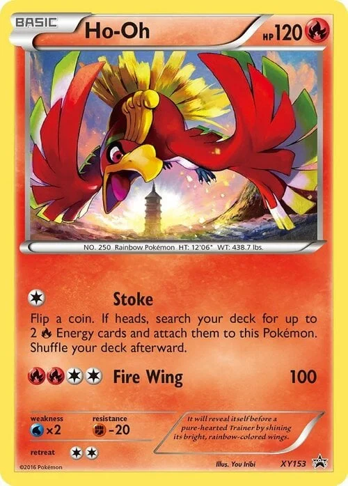Ho-Oh — XY Black Star Promos