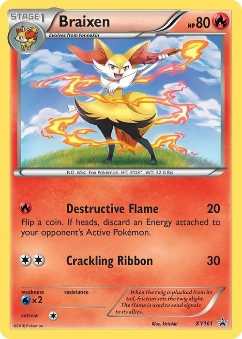 Braixen — XY Black Star Promos