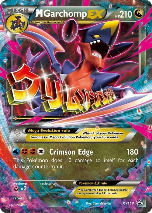 M Garchomp ex — XY Black Star Promos