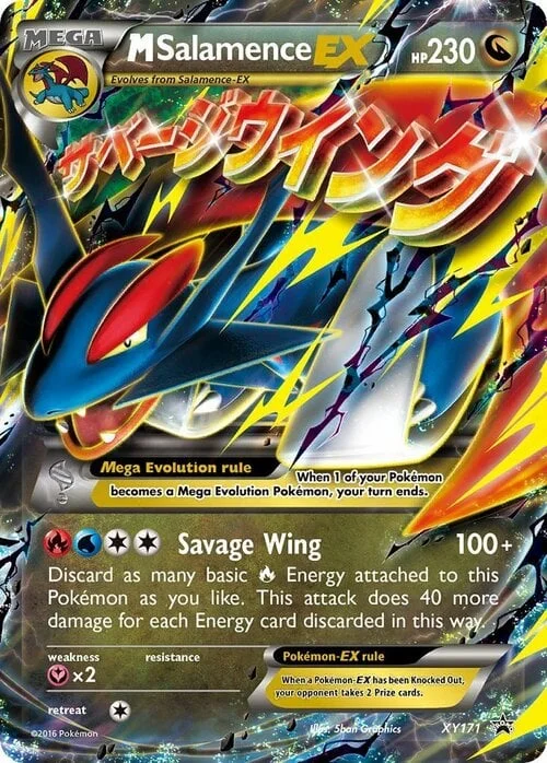 M Salamence ex — XY Black Star Promos