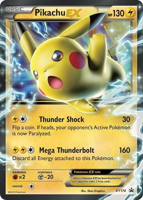 Pikachu EX — XY Black Star Promos