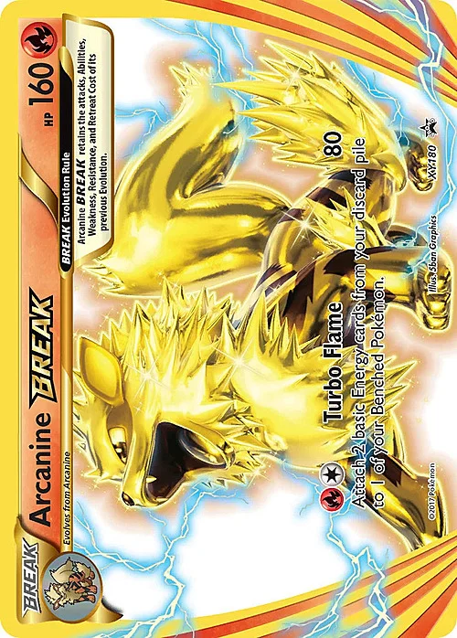 Arcanine BREAK — XY Black Star Promos