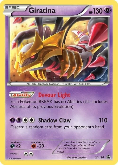 Giratina — XY Black Star Promos