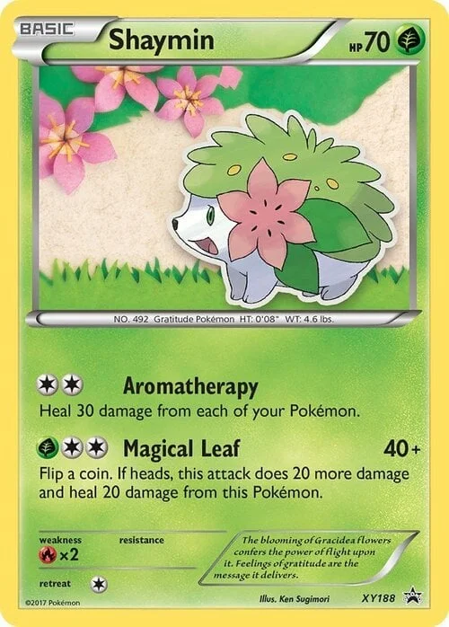 Shaymin — XY Black Star Promos