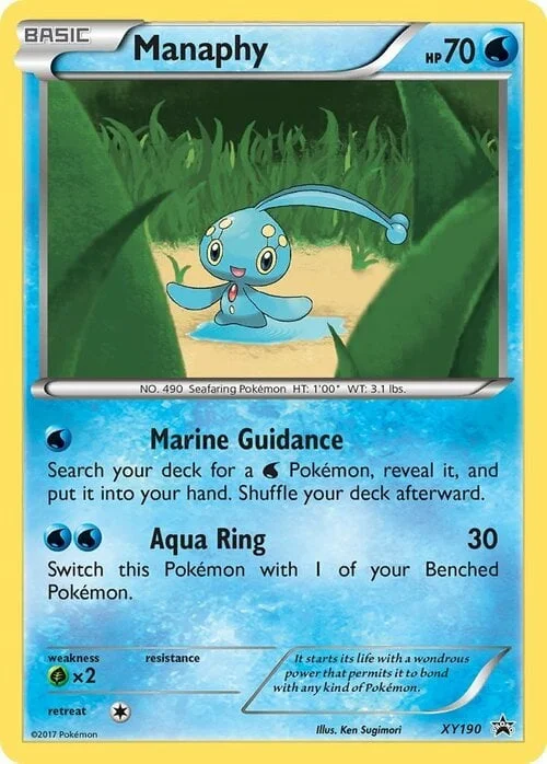 Manaphy — XY Black Star Promos