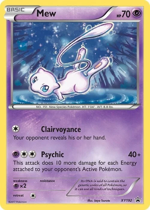 Mew — XY Black Star Promos