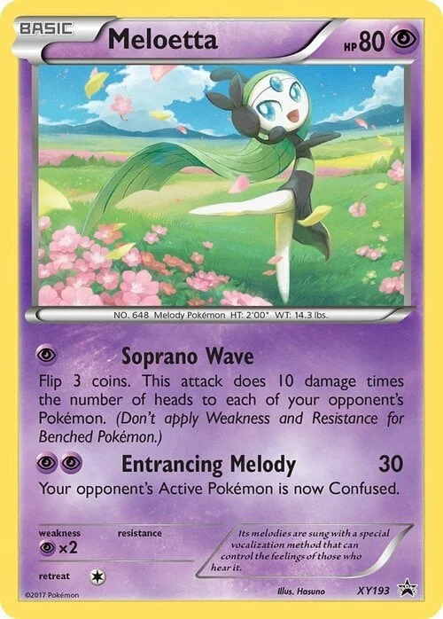 Meloetta — XY Black Star Promos
