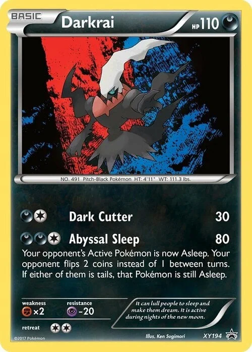 Darkrai — XY Black Star Promos