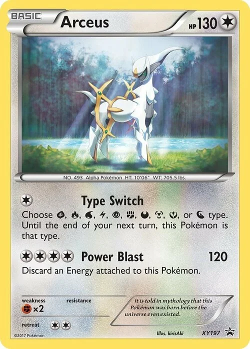 Arceus — XY Black Star Promos