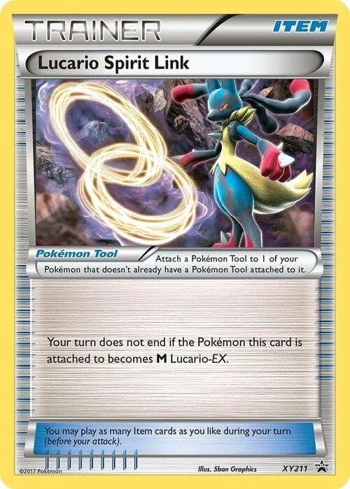 Lucario Spirit Link — XY Black Star Promos