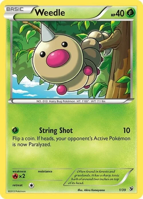 Weedle — XY Kalos Starter Set