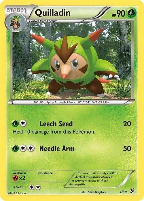 Quilladin — XY Kalos Starter Set