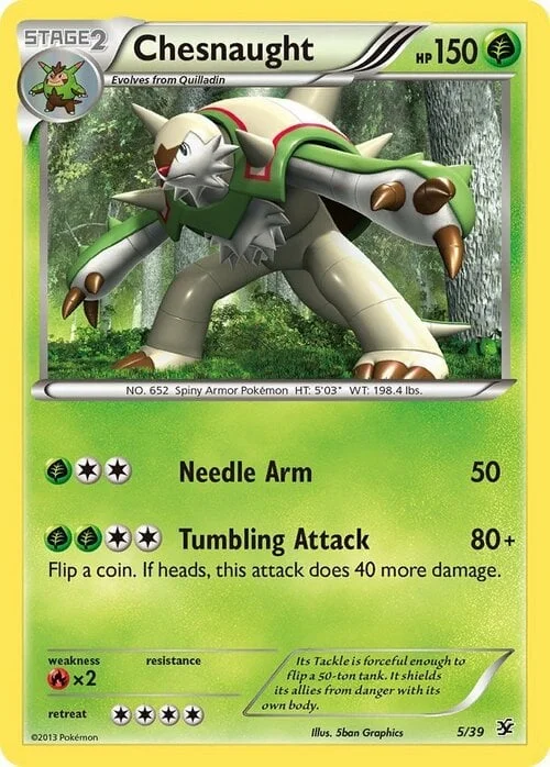 Chesnaught — XY Kalos Starter Set