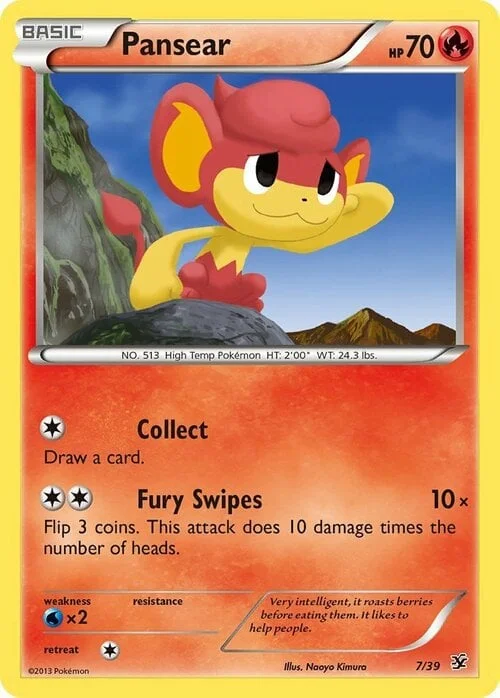 Pansear — XY Kalos Starter Set