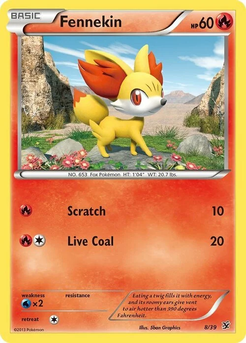 Fennekin — XY Kalos Starter Set