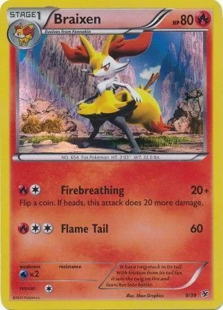 Braixen — XY Kalos Starter Set