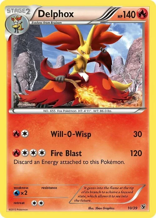 Delphox — XY Kalos Starter Set
