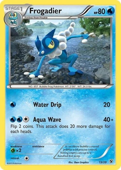 Frogadier — XY Kalos Starter Set