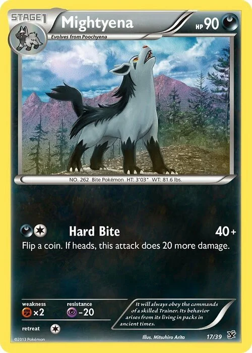 Mightyena — XY Kalos Starter Set