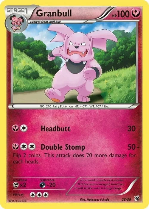 Granbull — XY Kalos Starter Set