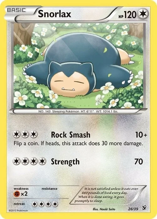 Snorlax — XY Kalos Starter Set