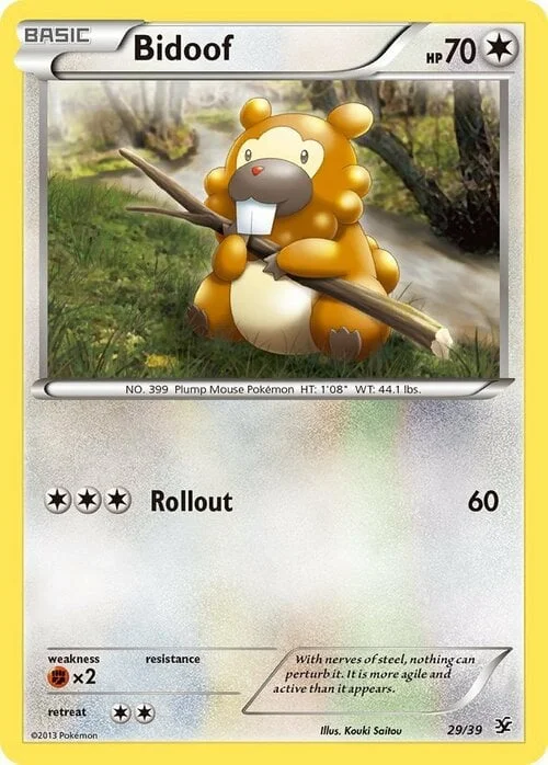 Bidoof — XY Kalos Starter Set