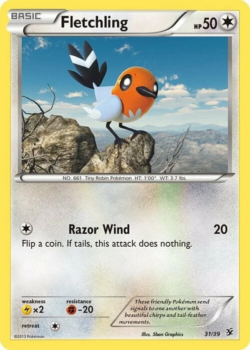 Fletchling — XY Kalos Starter Set