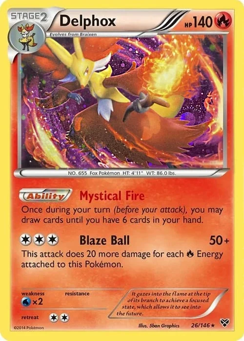 Delphox — XY Black Star Promos