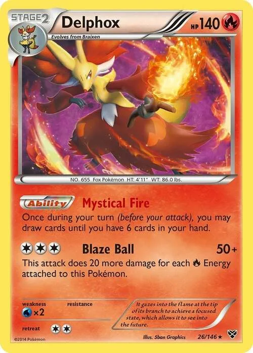 Delphox — Theme Deck & Blisters Exclusives