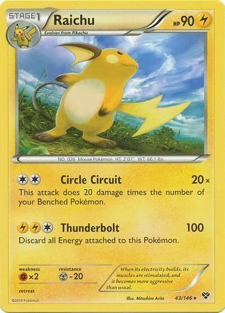 Raichu — Theme Deck & Blisters Exclusives