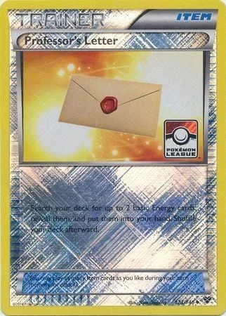 Professor's Letter — XY Black Star Promos