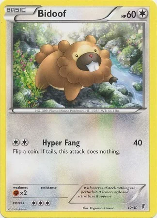 Bidoof — XY Trainer Kit: Bisharp