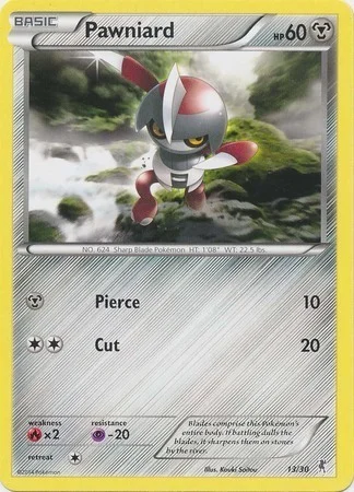 Pawniard — XY Trainer Kit: Bisharp