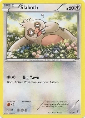 Slakoth — XY Trainer Kit: Bisharp