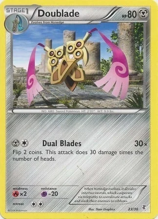 Doublade — XY Trainer Kit: Bisharp