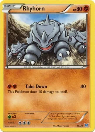 Rhyhorn — XY Trainer Kit: Latios