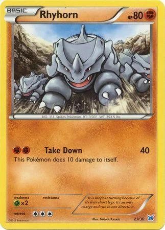 Rhyhorn — XY Trainer Kit: Latios