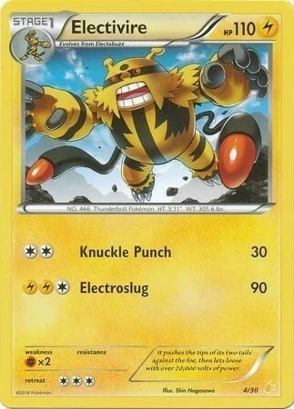 Electivire — XY Trainer Kit: Pikachu Libre & Suicune (Pikachu Libre)