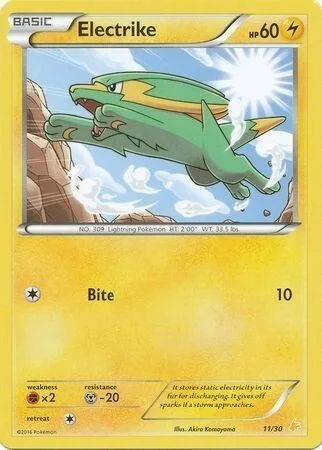 Electrike — XY Trainer Kit: Pikachu Libre & Suicune (Pikachu Libre)