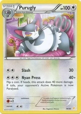 Purugly — XY Trainer Kit: Pikachu Libre & Suicune (Pikachu Libre)