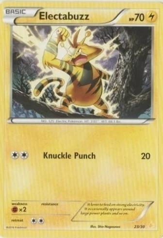 Electabuzz — XY Trainer Kit: Pikachu Libre & Suicune (Pikachu Libre)
