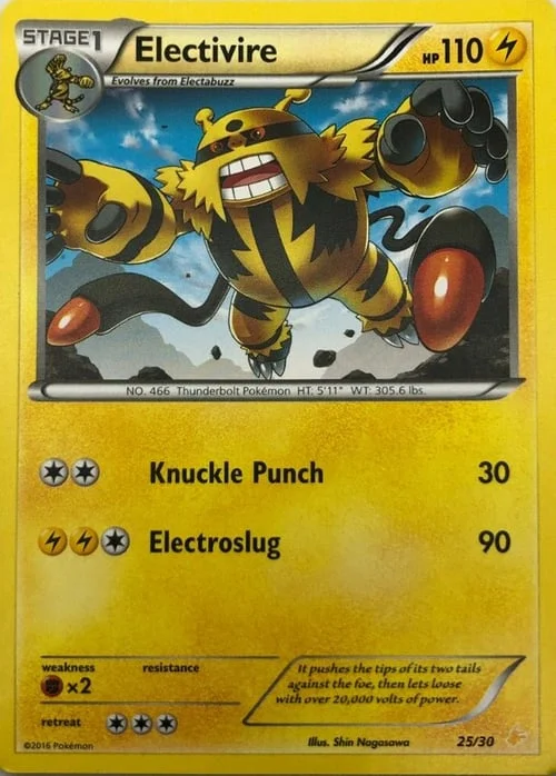 Electivire — XY Trainer Kit: Pikachu Libre & Suicune (Pikachu Libre)