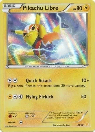 Pikachu Libre — XY Trainer Kit: Pikachu Libre & Suicune (Pikachu Libre)