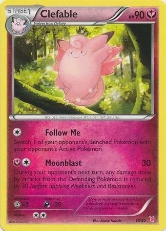 Clefable — XY Trainer Kit: Wigglytuff