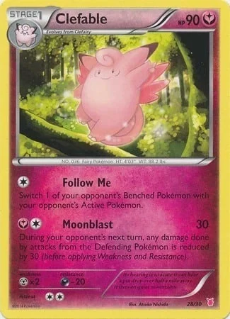 Clefable — XY Trainer Kit: Wigglytuff