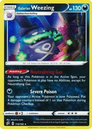 Galarian Weezing — Rebel Clash