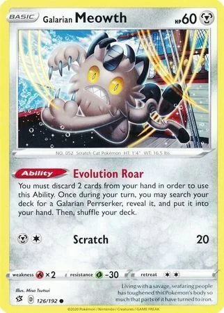 Galarian Meowth — Rebel Clash